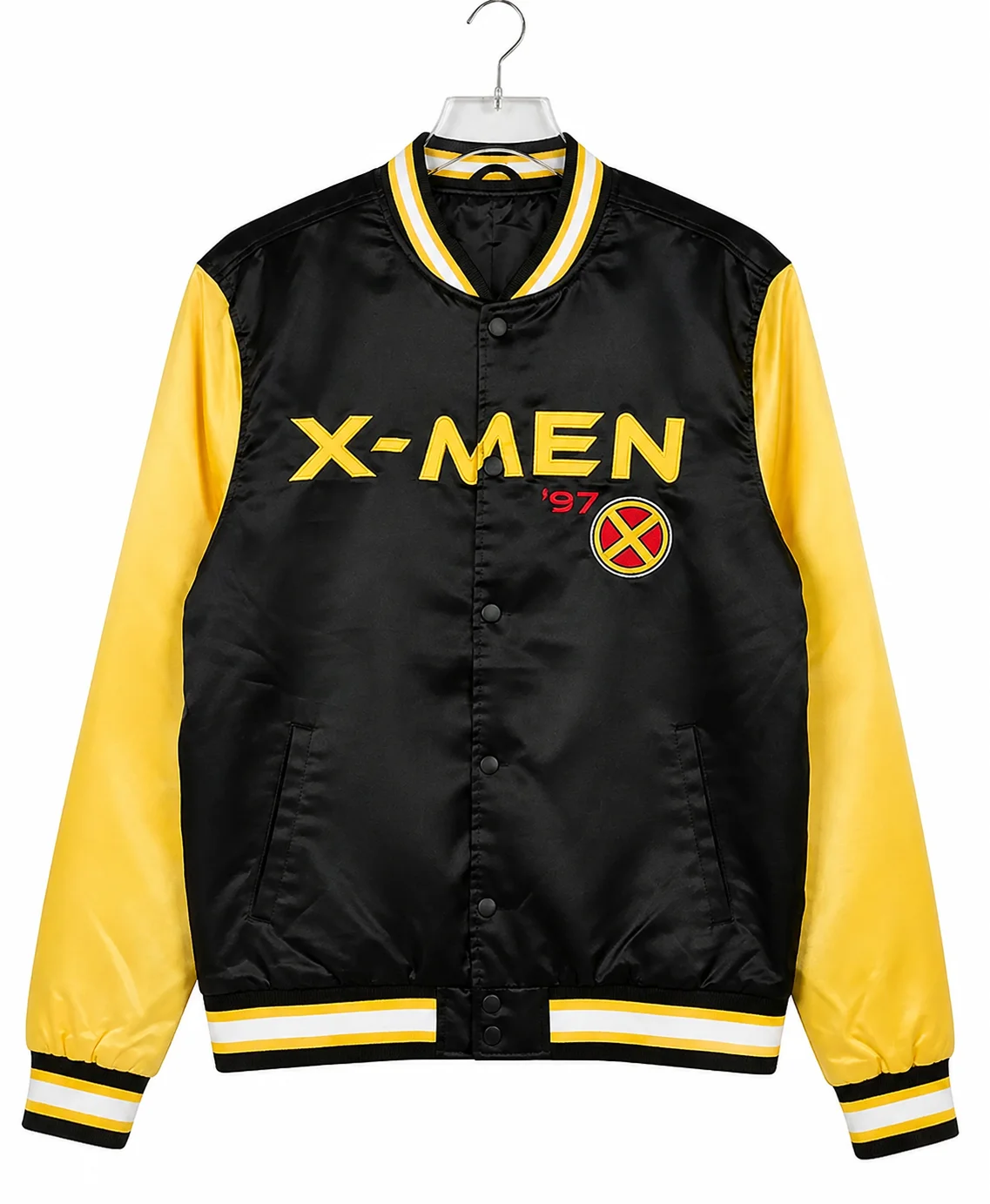 X-Men 97 Logo Satin Bomber Jacket